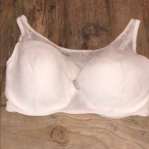 Natori white lace bra.